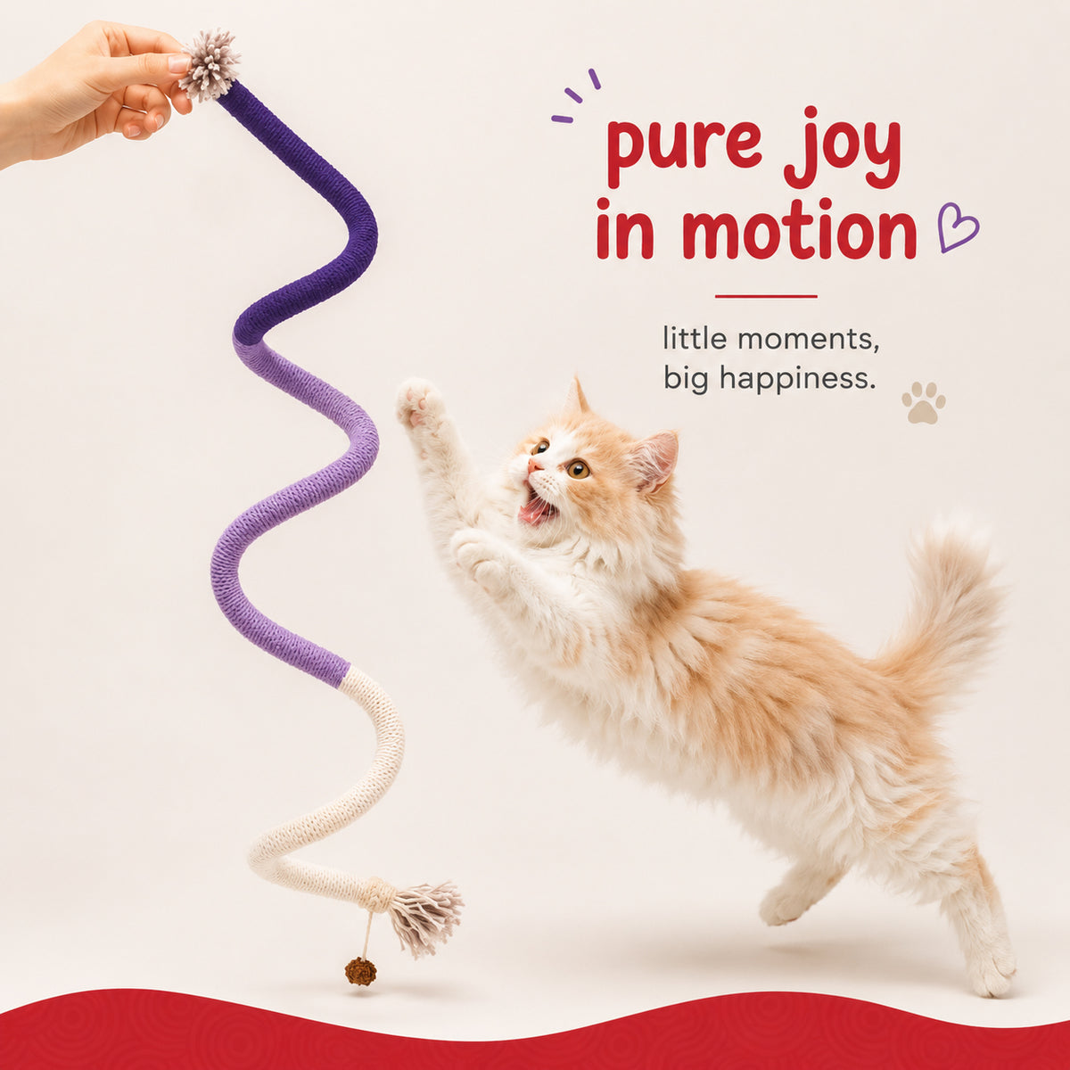 Catnip Cotton Rope Cat Toy – Chew, Play & Bond