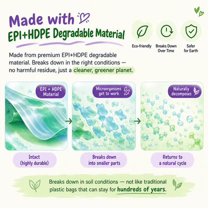 Cozyfurkid Compostable Pet Poop Bags – Leakproof & Tear-Resistant