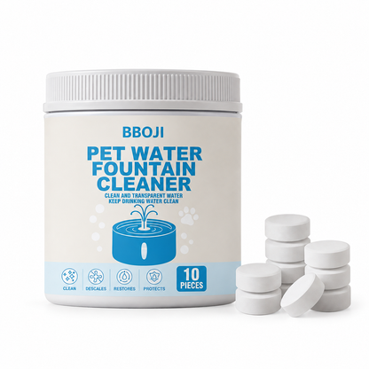 Pet Water Fountain Cleaner Tablets – 10 Count