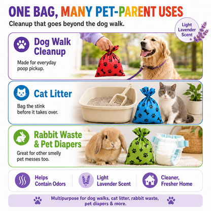 Cozyfurkid Compostable Pet Poop Bags – Leakproof & Tear-Resistant